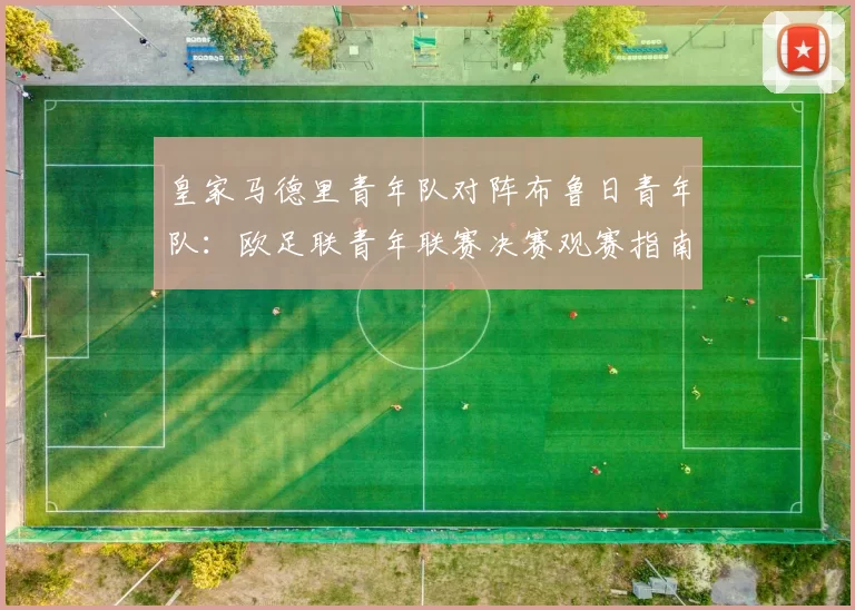 皇家马德里青年队对阵布鲁日青年队：欧足联青年联赛决赛观赛指南与看点（洛桑，4月20日 18_45）